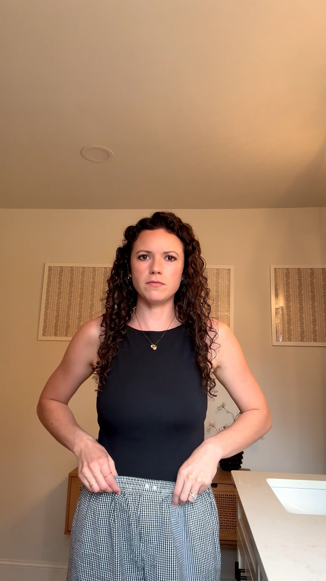 Such a staple piece for every wardrobe! Super comfy and affordable. I love the high neck and double layered fabric. Old navy is winning with this tank top. 

Comes in lots of colors! I grabbed the black, brown and blue 🤩

I’m 5’7” 135lbs wearing a small.

#LTKSpringSale #LTKootd #LTKSaleAlert