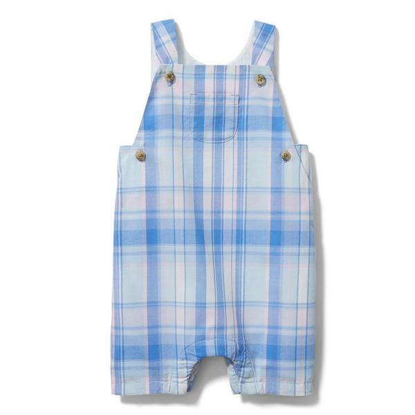 Baby Madras Plaid Shortall | Janie and Jack