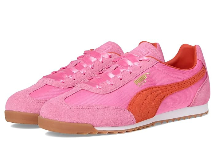 PUMA Arizona Nylon Shoes Women's Shoes Vibrant Green/Lavender Pop/Gum : 9.5 B - Medium, Synthetic | Zappos.com