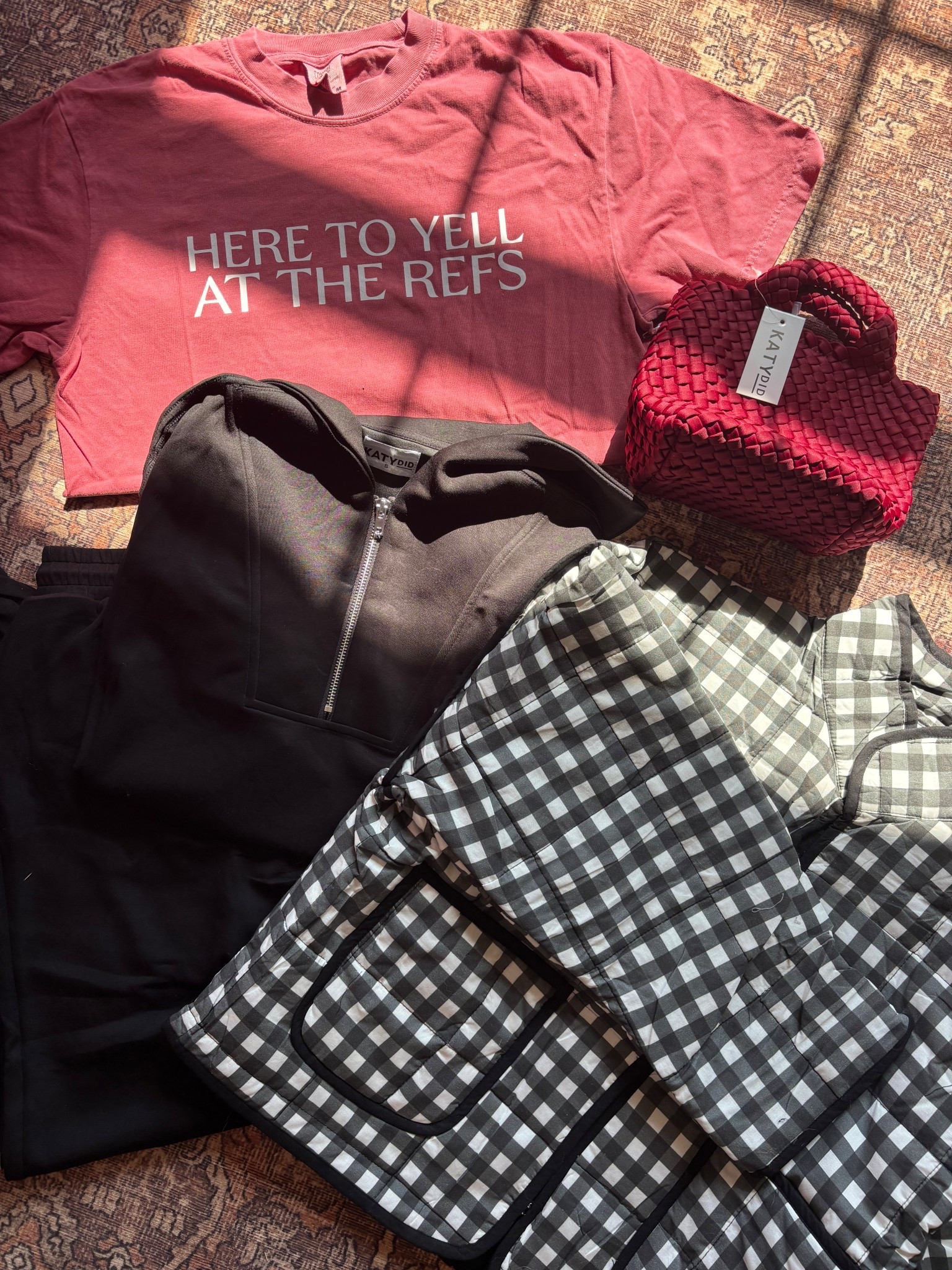 Thank you Katydid!! So excited for my favorite season!! Football!! Roll tide!! They hooked me up with all the best crimson and game day goodies!

#LTKxMadewell #LTKNYFW #LTKCon