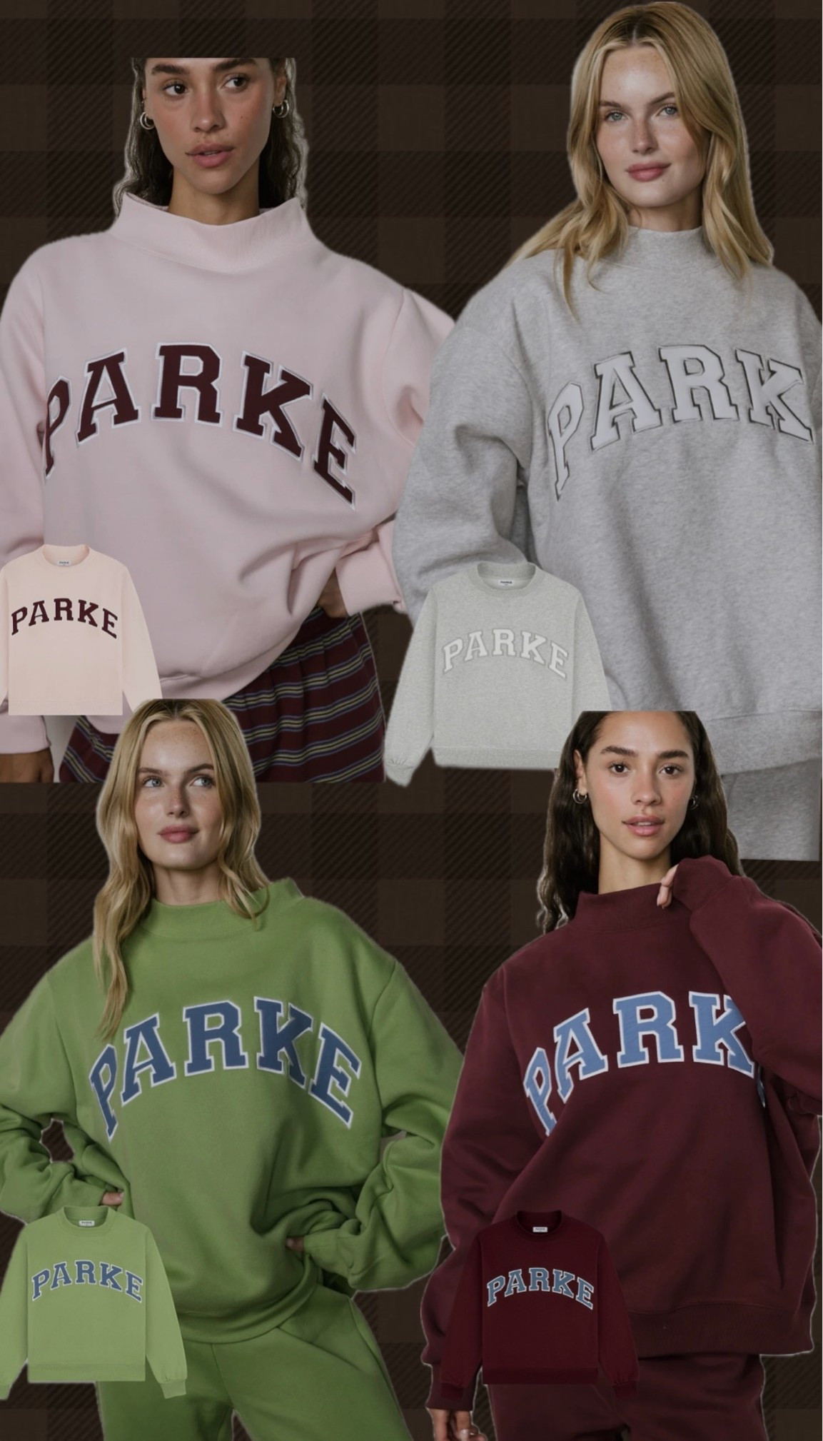 New fall PARKE sweatshirts! I wear a L/XL!