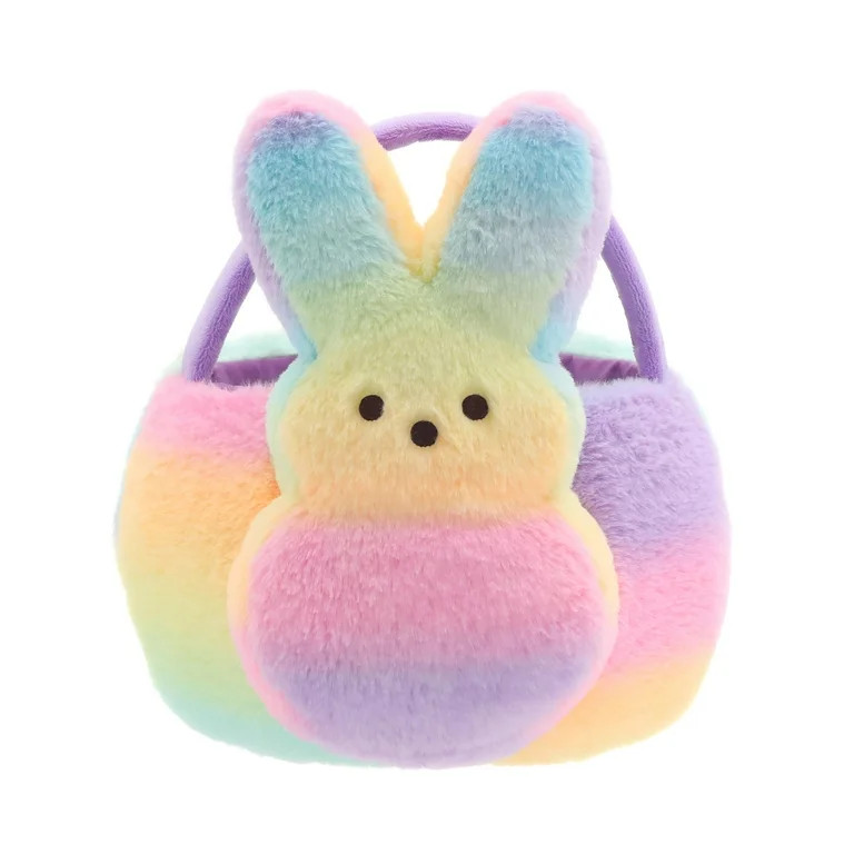 PEEPS® Rainbow Bunny Plush Easter Basket | Walmart (US)