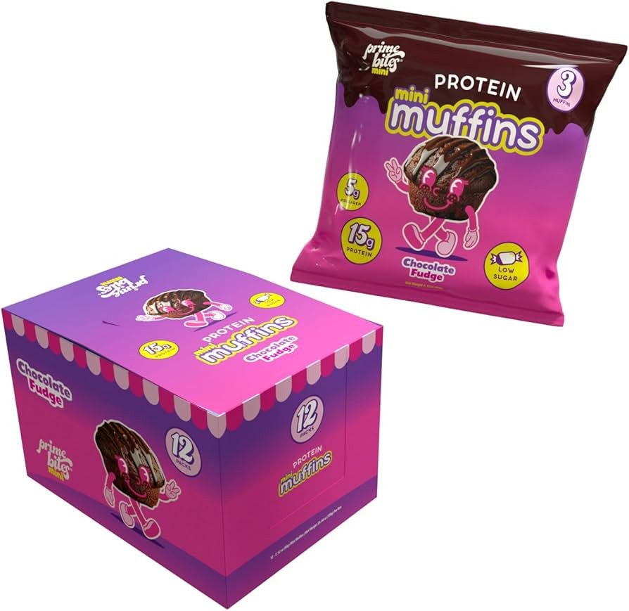 Prime Bites Minis | Protein Mini Muffins from Alpha Prime Supplements | High Protein, Collagen Fo... | Amazon (US)