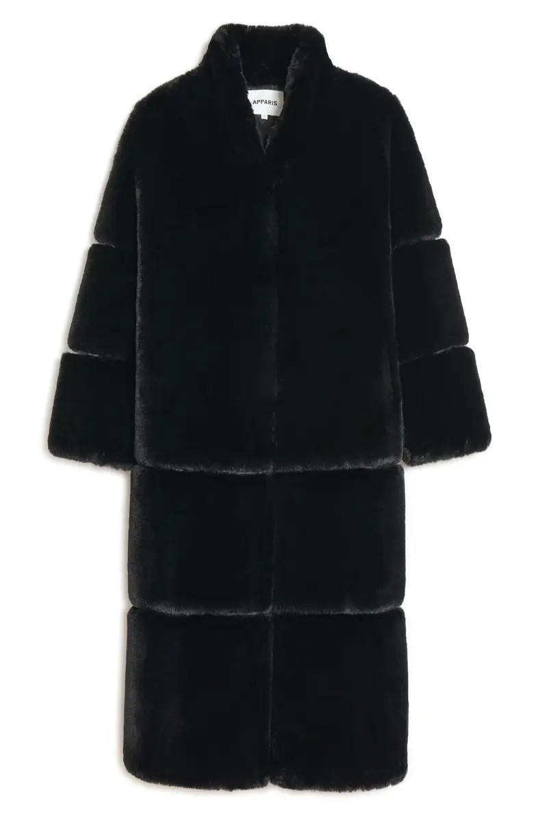 Apparis Sylke Pluche™ Faux Fur Longline Coat | Nordstrom | Nordstrom