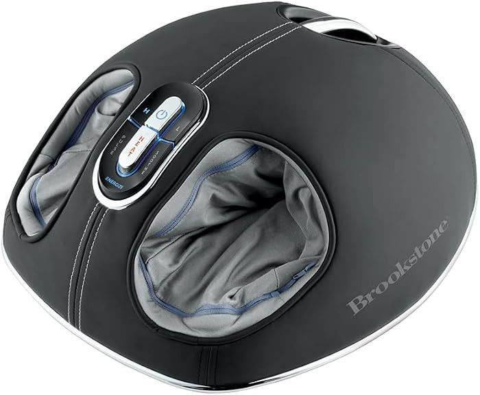 Brookstone Shiatsu Foot 3 Massage Programs with Heat, Air Compression, Deep Kneading, Grey | Amazon (US)