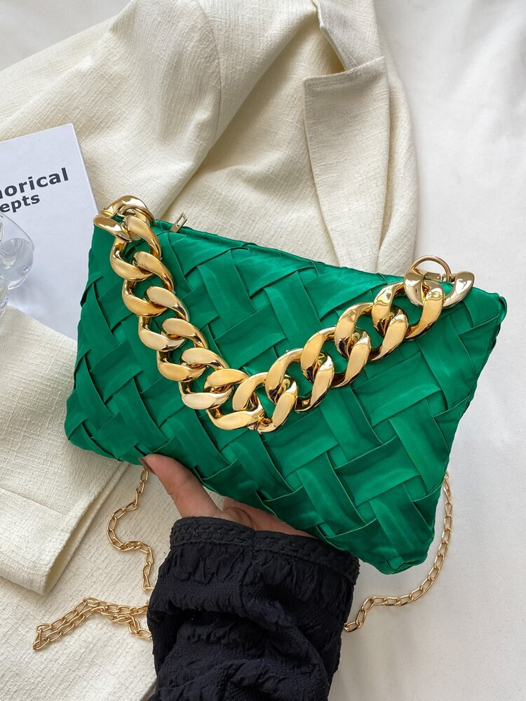 Minimalist Braided Design Square Bag
       
              
              $8.40        
    (1000... | SHEIN