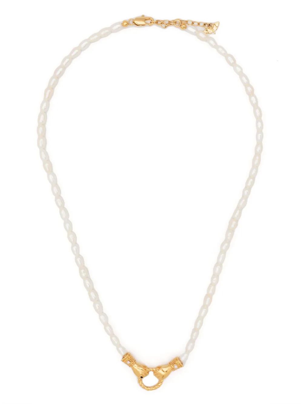 Missoma x Harris Reed In Good Hands Pearl Necklace - Farfetch | Farfetch Global