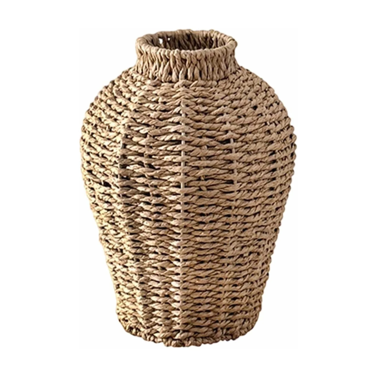 Decorative Woven Flower Vase for Modern Home Decor - Minimalist Dry Flower Container for Living R... | Walmart (US)