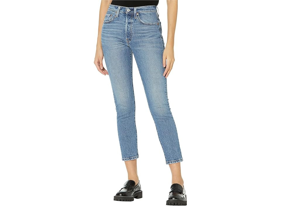Levi's(r) Womens 501 Skinny Women's Jeans Medium Indigo Worn In : 25 28, Elastane/Denim/Cotton | Zappos