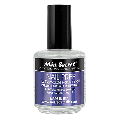 Mia Secret Professional Acid Free Natural Nail Prep Dehydrator, 15ml - Enhanced Bonding Dehydrator for Acrylic Powder and Gel Nail Polish | Amazon (US)