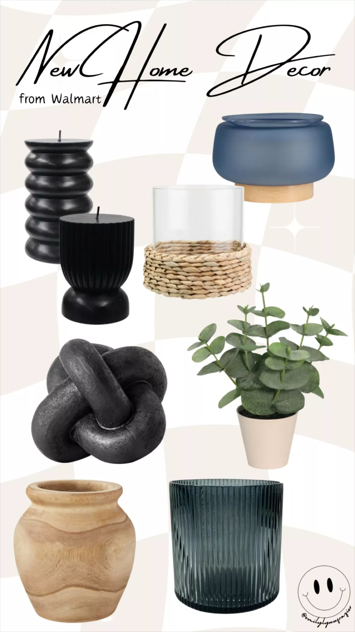 Better Homes & Gardens 12 Artificial Green Eucalyptus in Blown Glass Vase  