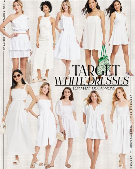 Target white dresses for summer! 
Affordable style 
Target dress
White dress 
Sundress
Summer outfit 

#LTKstyletip #LTKSeasonal #LTKunder50