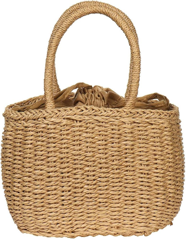 Womens Large Straw Bags Beach Tote Bag Handwoven Hobo Bag Summer Beach Bag Straw Handbag | Amazon (US)