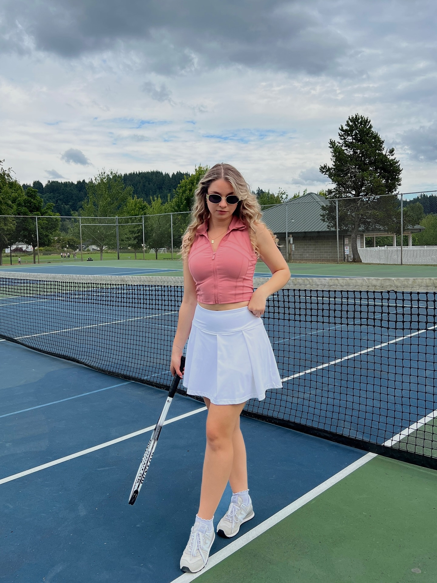 I dare you to take me to court 🎾 Styled in @yogipace 🎀

#tenniscourt #tennisoutfits #tennisfashion #ltk 

#LTKActive #LTKSeasonal #LTKMidsize