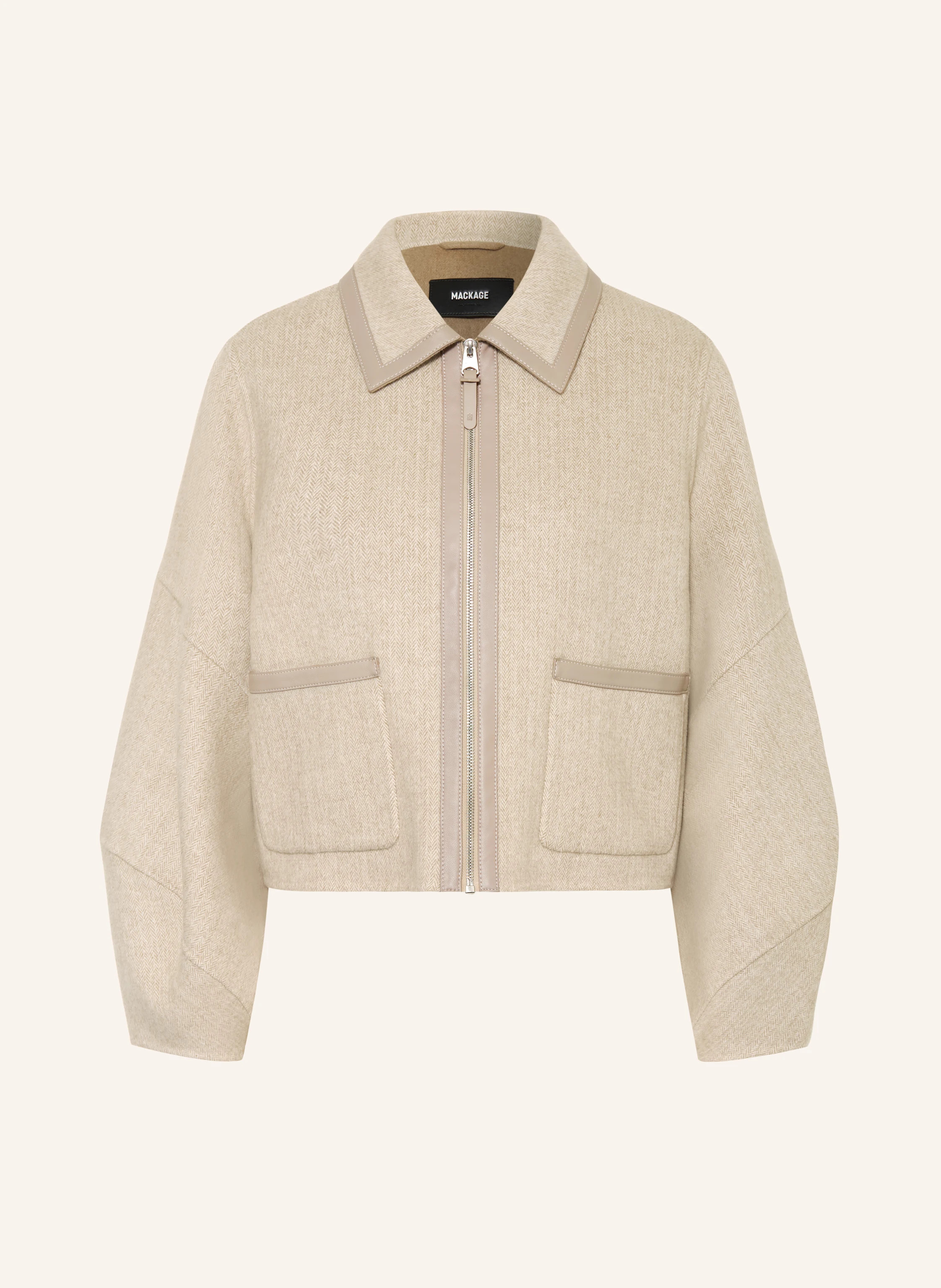 Mackage Kastenjacke SOLANA in hellbraun / creme | Breuninger (DACH)