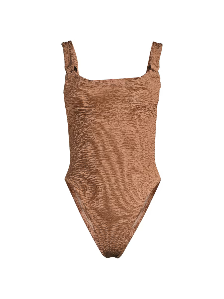 Hunza G Domino One-Piece Swimsuit | Saks Fifth Avenue