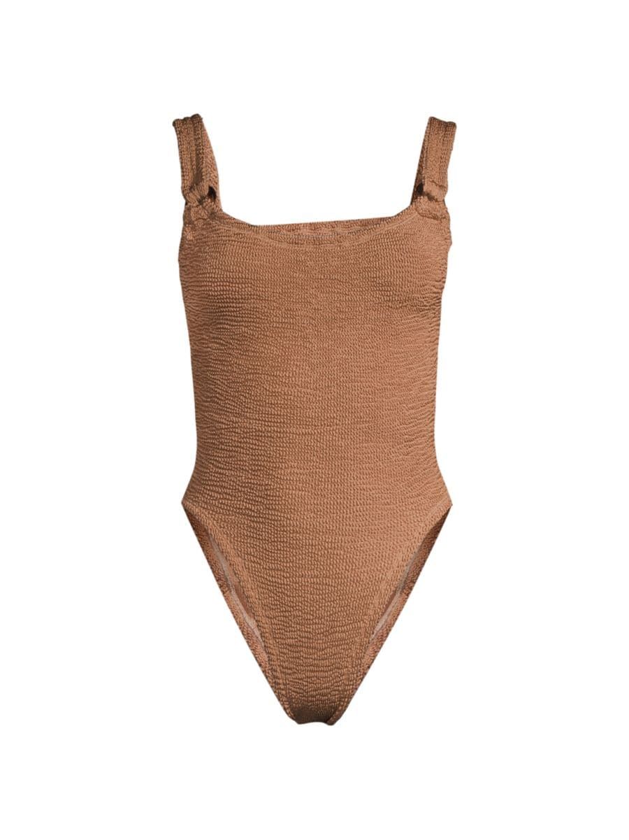 Hunza G Domino One-Piece Swimsuit | Saks Fifth Avenue