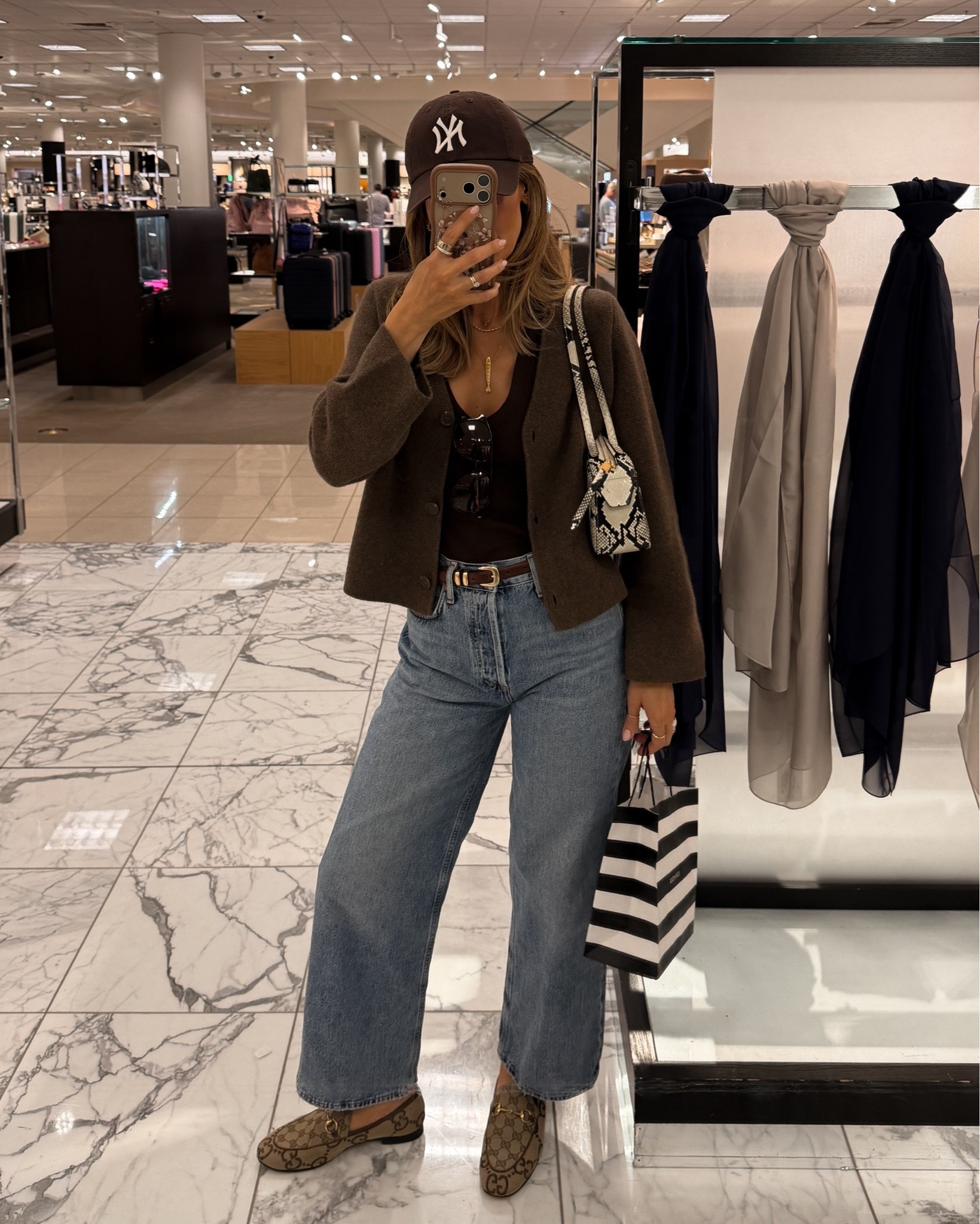 Last minute shopping trip before travels! 
Linked what I purchased too! 
Zara top, cashmere cardi xs 
Cropped jeans 25

#LTKootd #LTKSeasonal #LTKBeauty