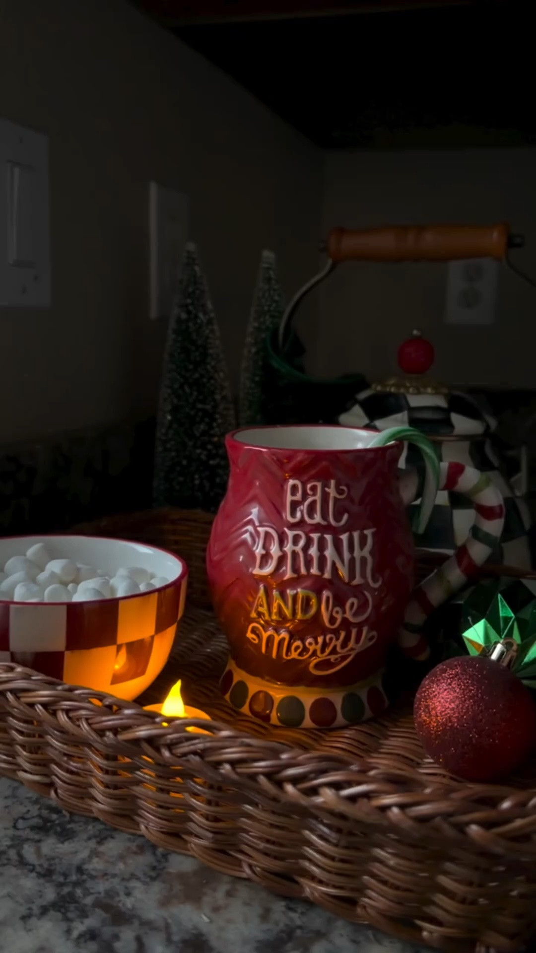 Christmas is upon us, so why not make some provisions now for all the holiday moments and memories to come? 

These are a few of my favorite products from @MacKenzie-Childs for hosting guests and or making hot cocoa for me and my family. ❤️

 Cherry Check Breakfast bowls are so cute and versatile. I use them to serve soup, cereal, ice cream, popcorn and in this case, to hold marshmallows. ♥️ 

The Courtly Check Tea Kettle is MC’s gold standard, it’s sturdy and beautiful and comes in two or three quart sizes. If you’re making hot cocoa from a powder mix, put it in the mug and then pour your hot water right over! 

Their big Barn Sale is coming up, so now might be the perfect time to treat yourself to a gift for you now or your loved ones later. Or both, don’t let me tell you you have to choose. 🤣

#LTKSeasonal #LTKHome #LTKfoodie