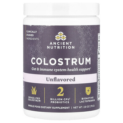 Ancient Nutrition, Colostrum, Unflavored, 2.8 oz (78 g) | iHerb