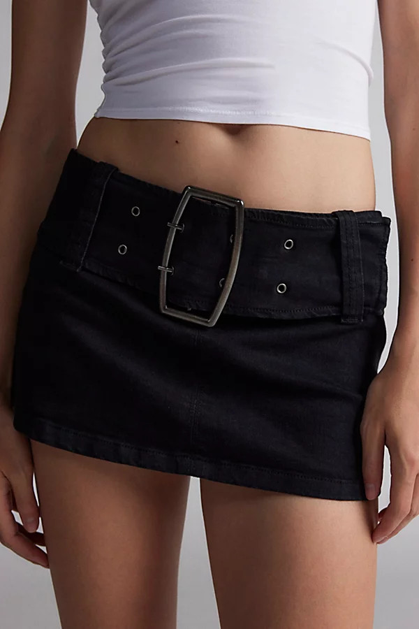 Silence + Noise Kate Belted Micro Skort | Urban Outfitters (US and RoW)
