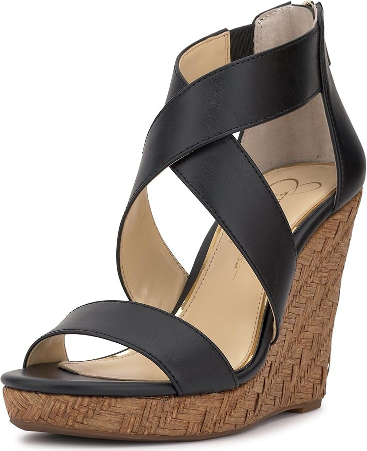 Jessica Simpson Women's Jinxxi Wedge Sandal | Amazon (US)