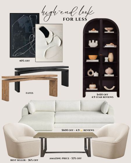 Black Friday sale. Modern furniture. White sectional comfortable. Swivel accent chair. White accent chair, modern. Abstract white art. Abstract black art.

#LTKCyberWeek #LTKhome #LTKsalealert