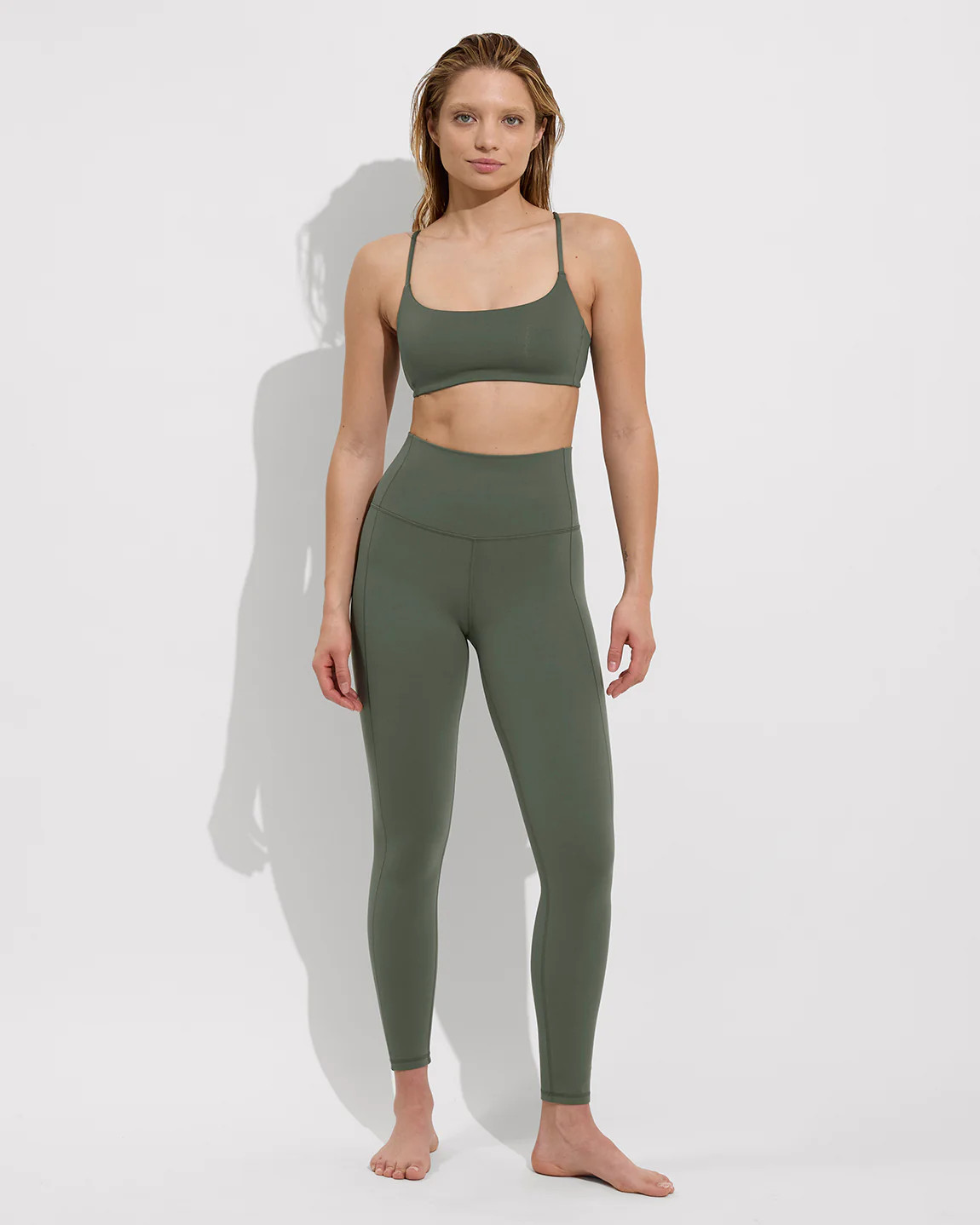 Super Moves Tight - Super Moves Fabric Green Legging | Left on Friday