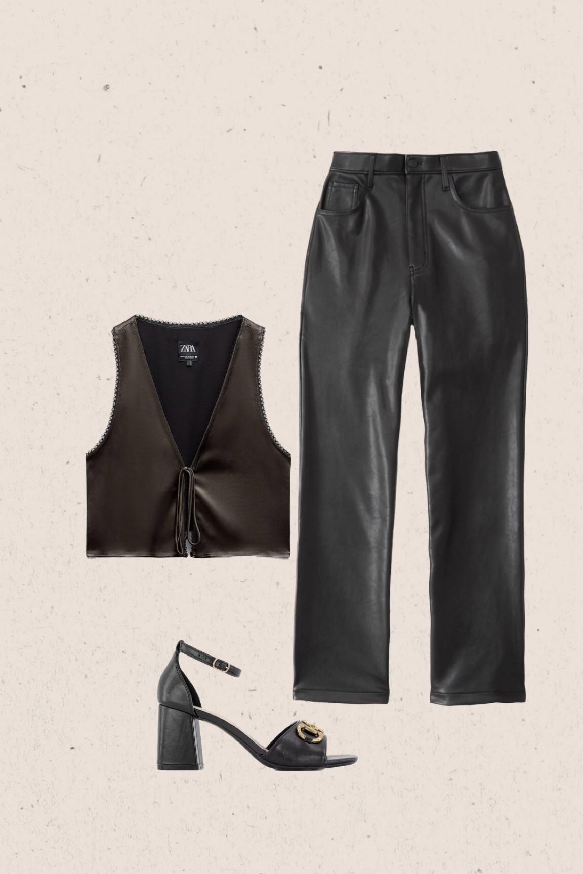 Zara coord outfit 🤎