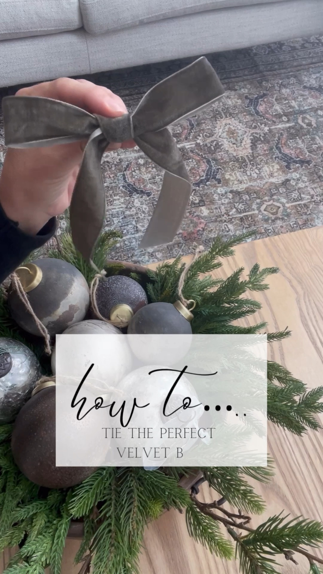 
How to-tie the PERFECT bow every time!! With the holidays approaching quickly I had to share my bow tutorial! It makes the perfect bow every single time! I love to adorn my tree with bows, my gifts with bows and so many other things during the holidays! Everything is better with a pretty velvet bow 🤎

#diyhomedecor #tips #bow #velvetbow #howtotieabow #bowtutorial #prepforchristmas #giftwrapping gift wrapping velvet crafts diy how to do it yourself craft seasonal craft tia the season 

#LTKHoliday #LTKhome #LTKSeasonal