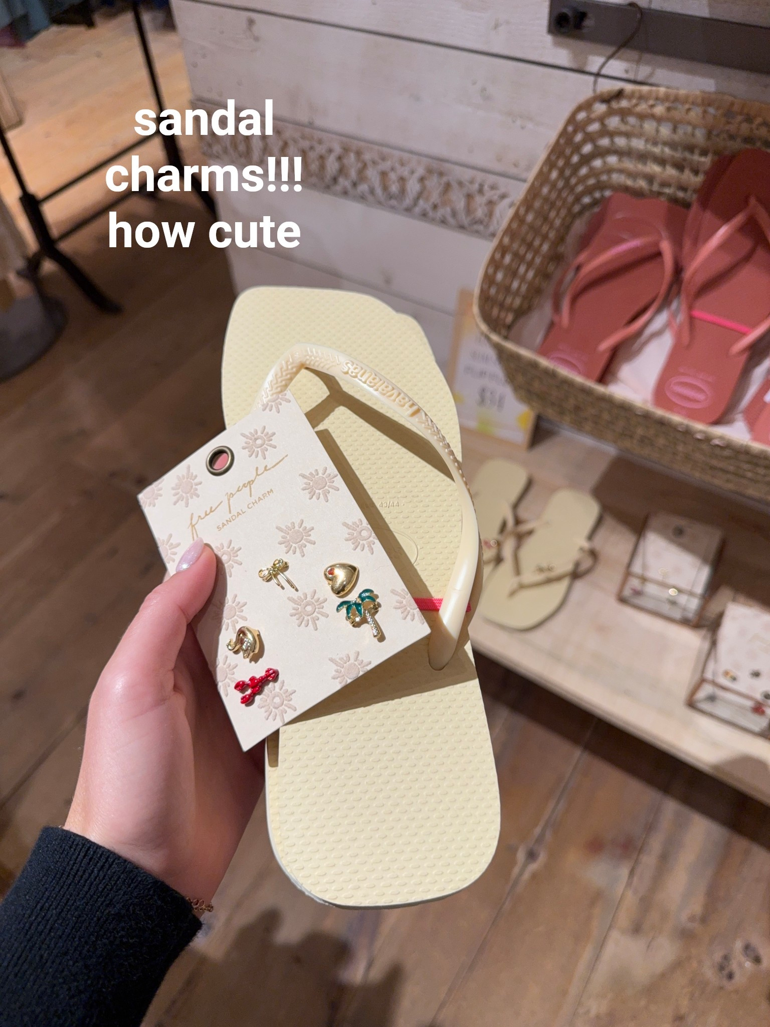 Havaianas + sandal charms from free people!!! 

#LTKFindsUnder50 #LTKSummerEdit #LTKFindsUnder100