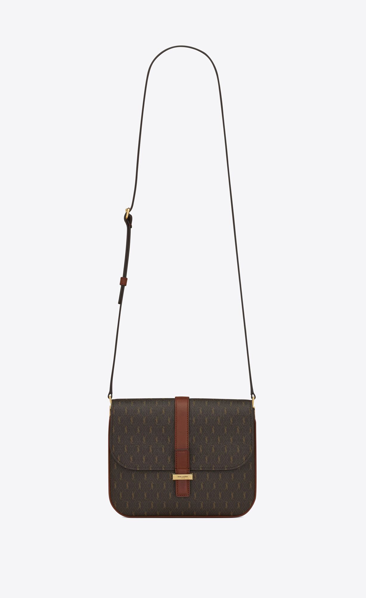 le monogramme small satchel in cassandre canvas and smooth leather | Saint Laurent Inc. (Global)