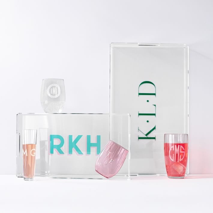 Printed Acrylic Serving Tray, Shadow Printed | Mark and Graham