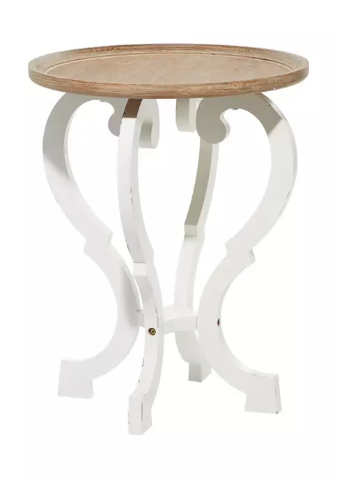 Farmhouse Wood Accent Table | Belk
