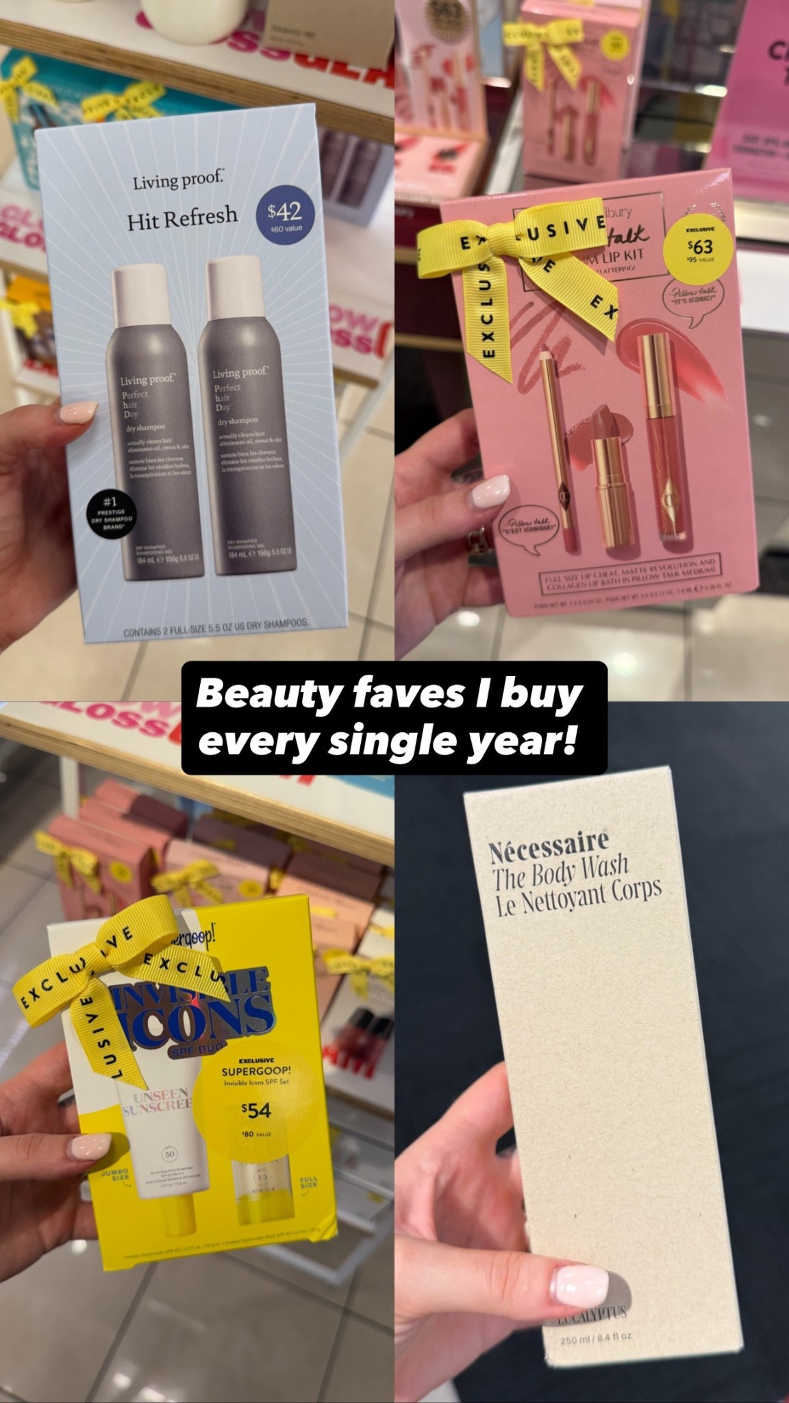 My Nsale beauty faves I buy every single year 💛

#LTKTravel #LTKBeauty #LTKSaleAlert