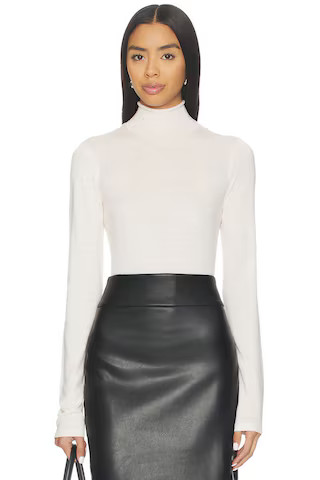 EAVES Maxine Turtleneck Sweater in Almond from Revolve.com | Revolve Clothing (Global)