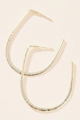 Hammered Hoop Earrings | Anthropologie (US)