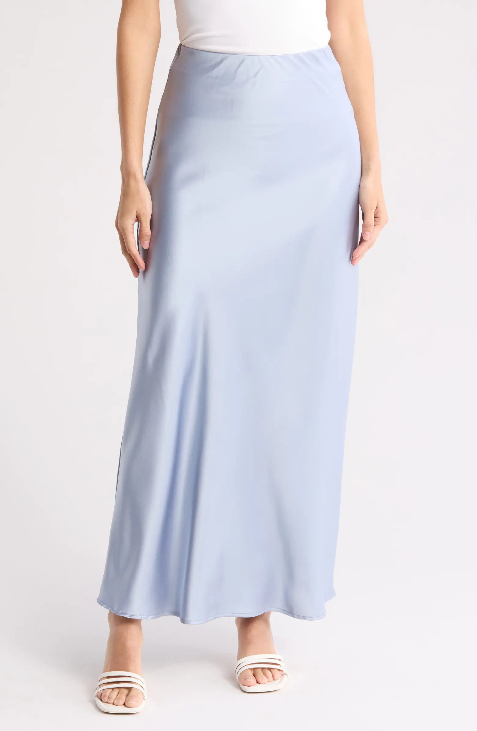 Satin A-Line Skirt | Nordstrom Rack