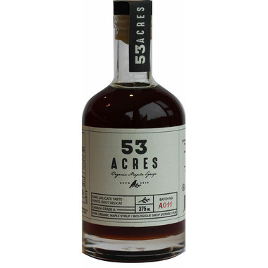 53 Acres Organic Dark Maple Syrup | Well.ca