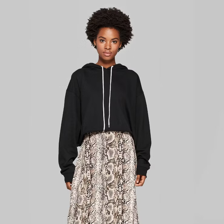 Women's Cropped Hoodie - Wild Fable™ | Target