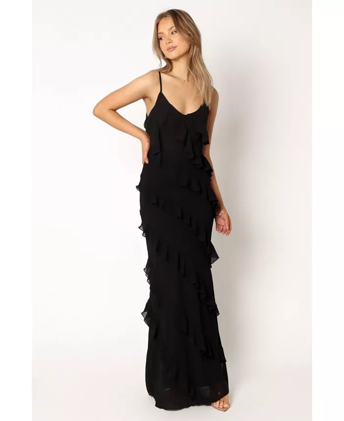 Ciao Ruffles Maxi Women's Dress | Macy's