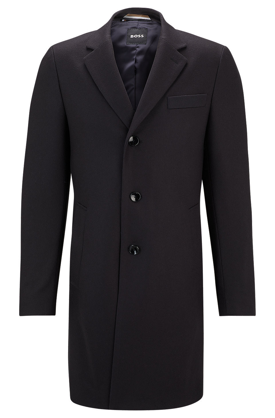 Slim-fit coat in a virgin-wool blend | Hugo Boss (US)