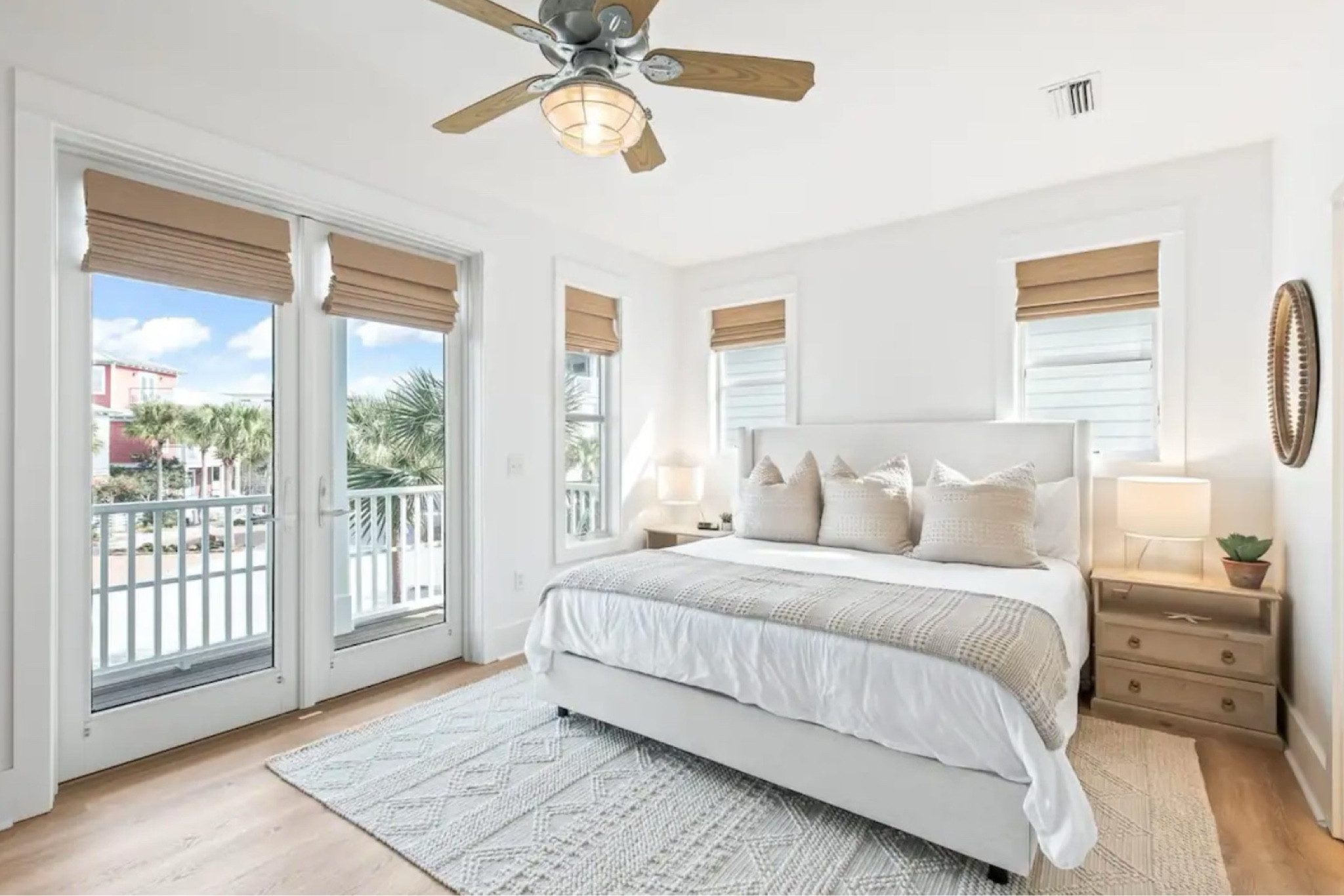 Neutral bedroom inspo. The bed is “talc linen”.  Shades are “capri ivory” cordless blackout.  

#LTKstyletip #LTKsalealert #LTKhome