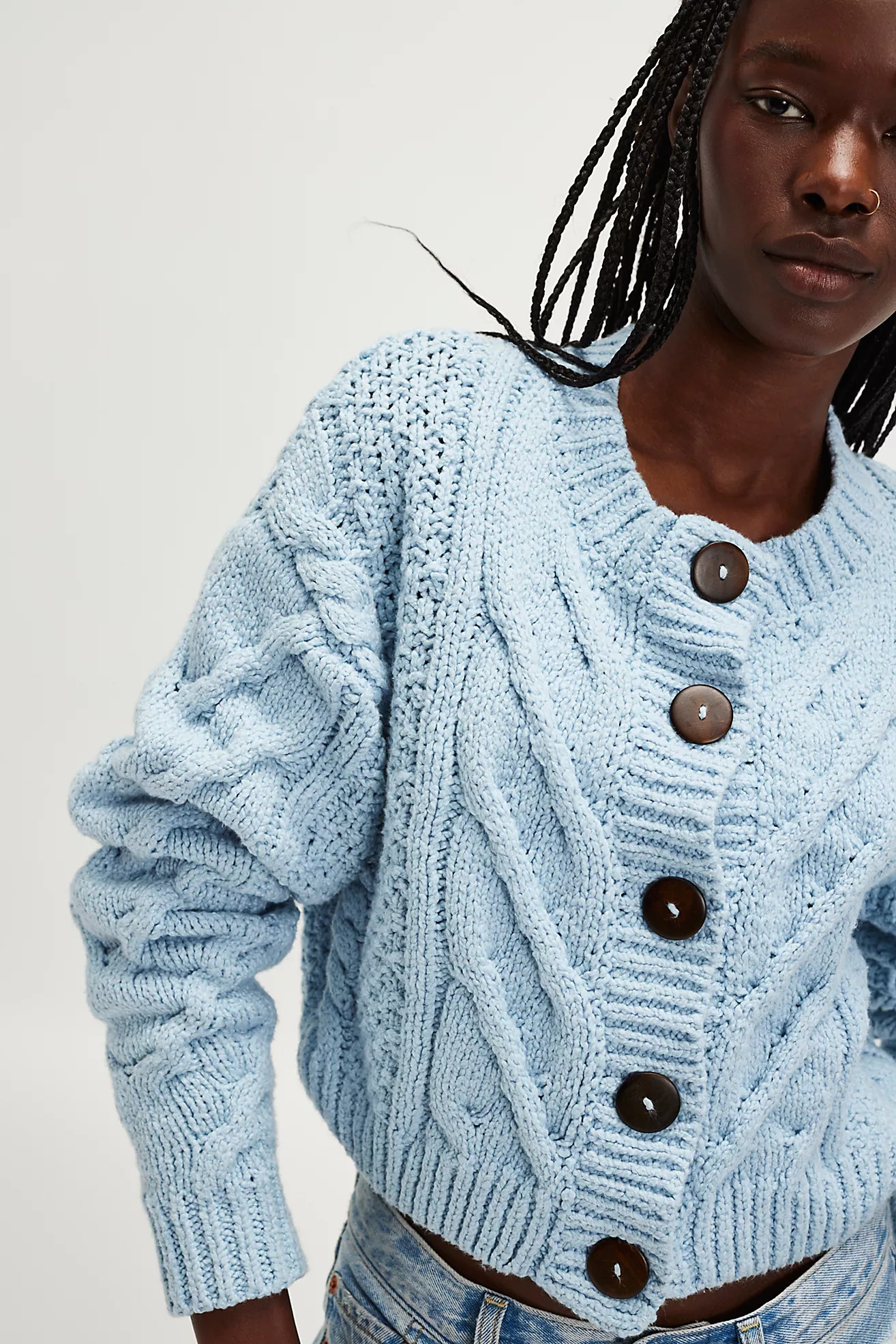Bonfire Cable Knit Cardi | Free People (Global - UK&FR Excluded)