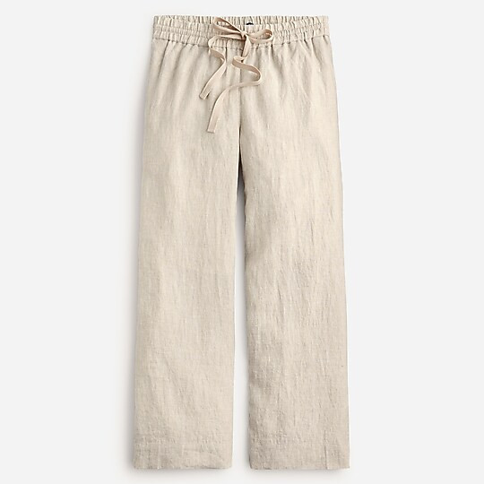 Wide-leg seaside pant in linen | J. Crew US