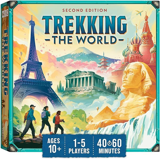 Trekking The World (2nd Edition) - The Award-Winning Family Board Game | Great for Kids Ages 10 a... | Amazon (US)
