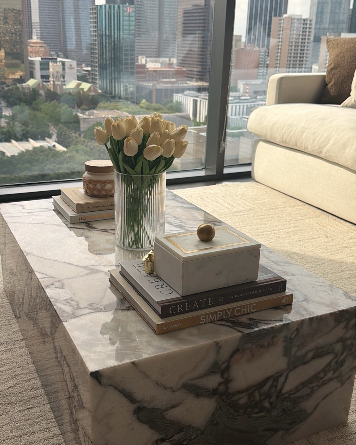 Marble table