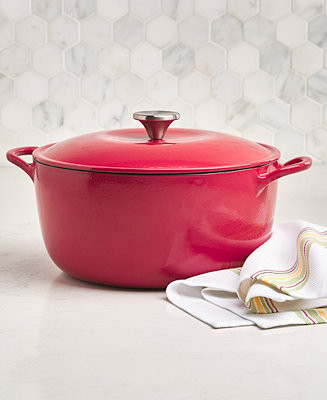 The Cellar Enameled Cast Iron 6-Qt. Round Dutch Oven, Created for Macy's - Macy's | Macy's