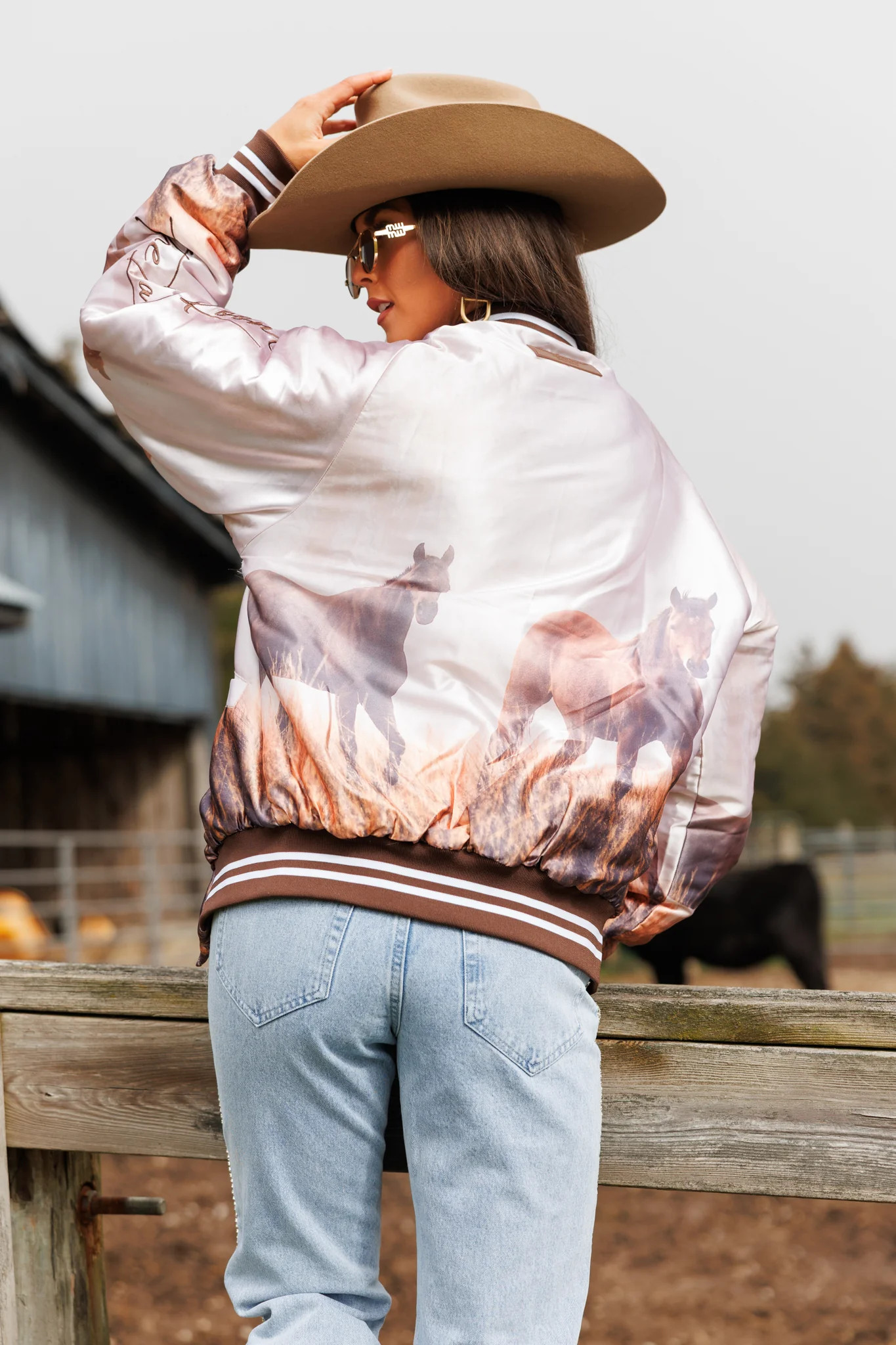 Ranch Life SMU Stadium Jacket | Glitzy Bella