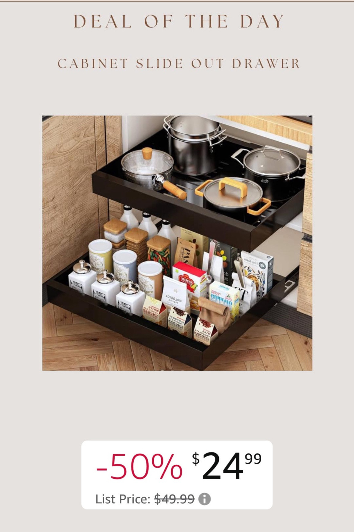 Just purchased!!! This was on my prime day wish list! Amazing sale for this cabinet organizer. I love this one too because it’s expandable so it can fit in most sized cabinets! Can be used in bathroom or kitchen! 🙌🏻

#LTKSaleAlert #LTKHome #LTKxPrimeDay